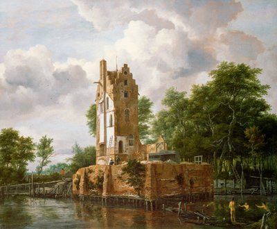 View of Kostverloren Castle on the Amstel by Jacob van Ruisdael